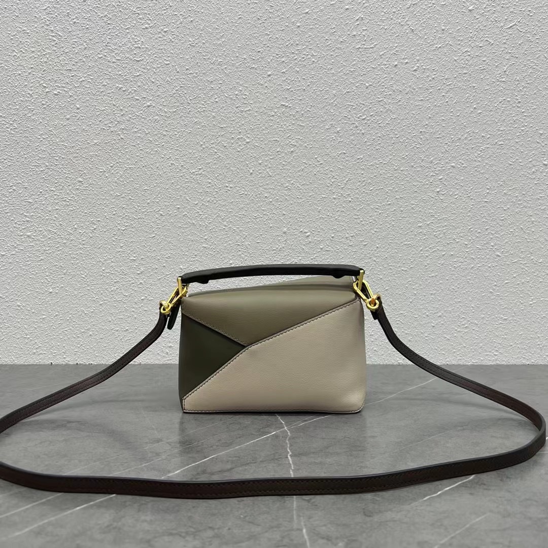 Loewe Mini Puzzle Bag in Classic Calfskin Multicolour